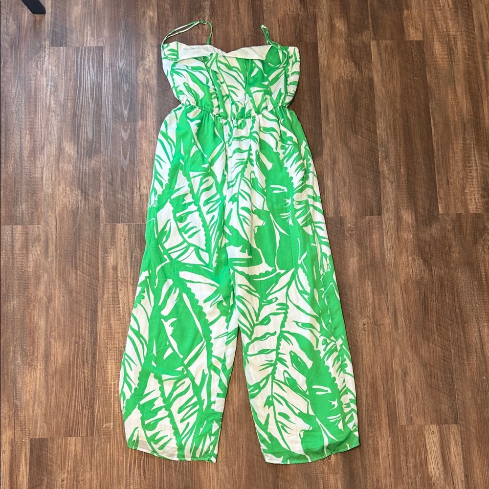 Lilly Pulitzer for Target Green/White Jumpsuit